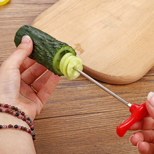 (🔥CHRISTMAS SALE 50% OFF)Vegetable Fruit Spiral Knife-BUY 3 GET 2 FREE NOW!