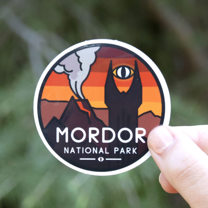Middle Earth National Parks Stickers