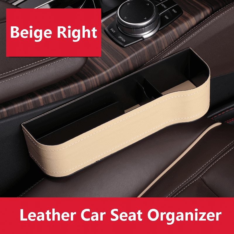 Leather Multifunctional Car Seat Organizer