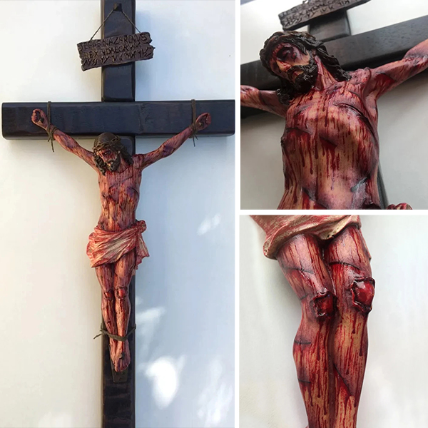 Realistic Crucifix Christ Wound For Meditation