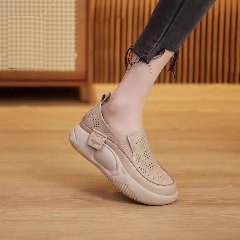 🔥LIMITED TIME OFFER: 50% OFF🔥✨2023 new women's Italian handmade thick-soled leather shoes👠