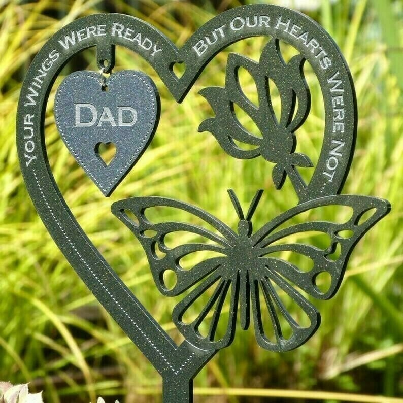 🔥Last Day 75% OFF🔥 - Memorial Gift Butterfly Ornament Garden Plaque