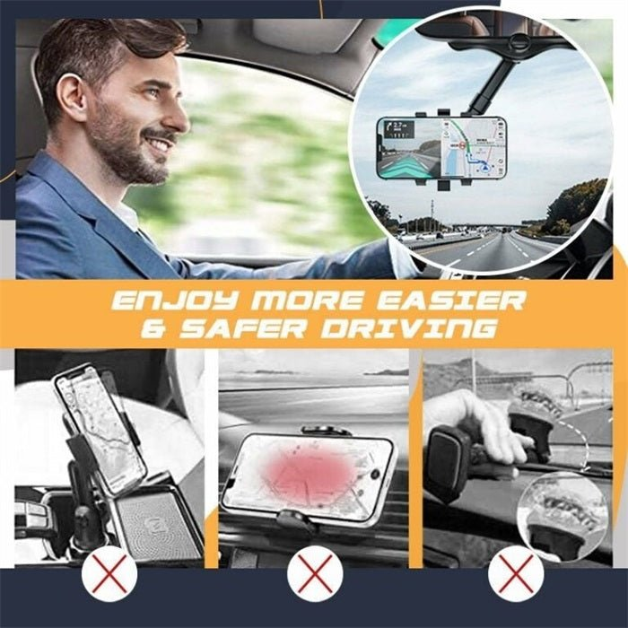 (❤️Father's Day Hot Sale Now--50%OFF)Rotatable Retractable Car Phone Holder(Buy 2 Get Free Shipping)