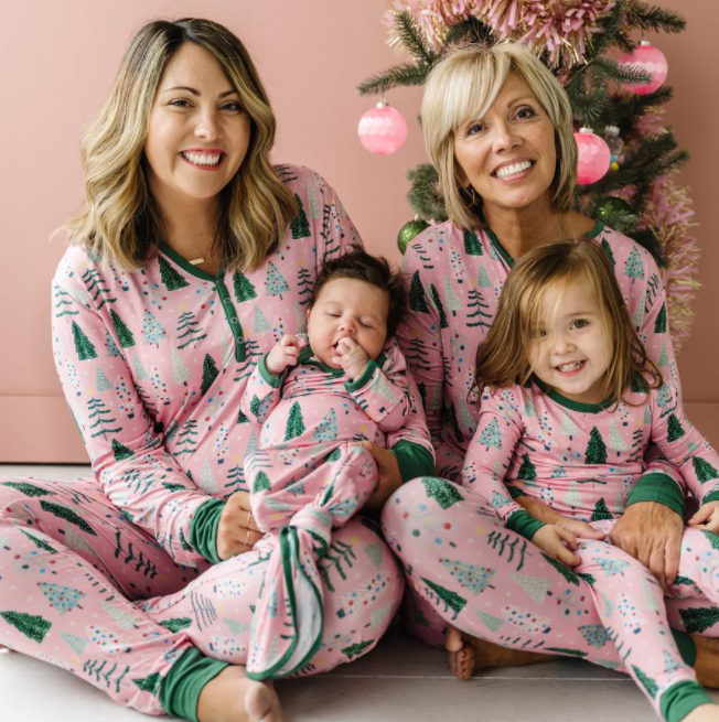 Fashion Christmas print pajamas set