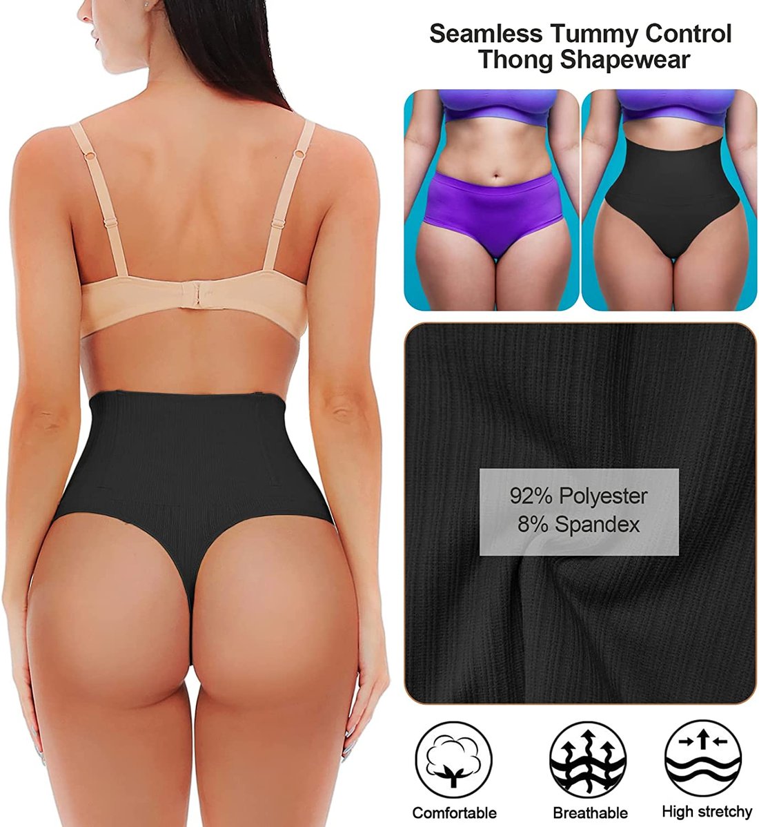 All-Day Tummy Control Thong