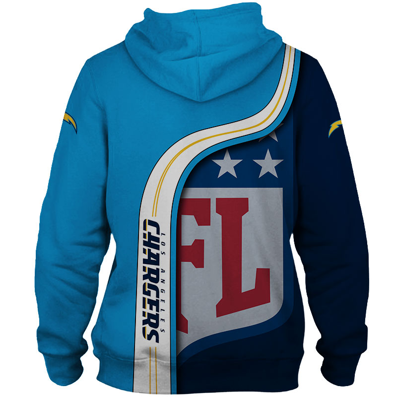 LOS ANGELES CHARGERS 3D HOODIE LLAC001