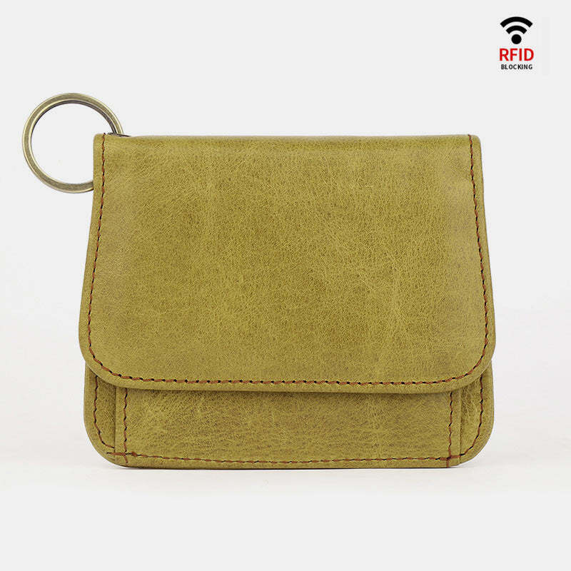 RFID Anti-theft Elegant Wallet With Metal Ring
