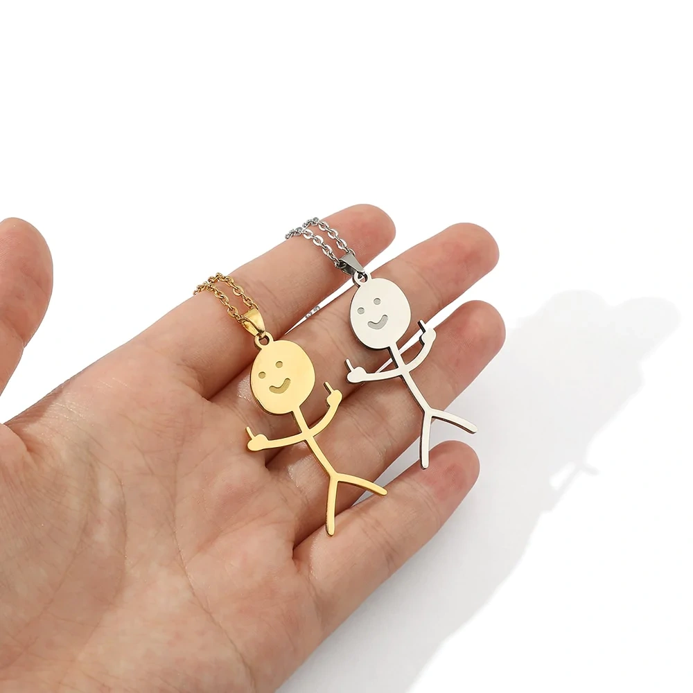 FUNNY F.CK YOU DOODLE NECKLACE