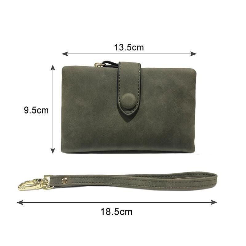 Small Trifold Leather Wallet