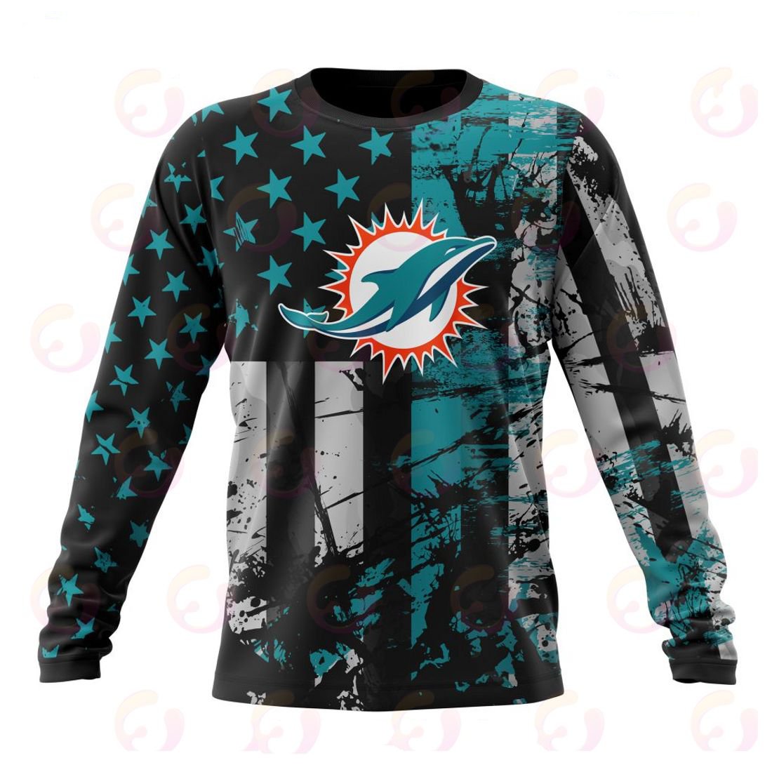 MIAMI DOLPHINS 3D HOODIE JERSEY FOR AMERICA