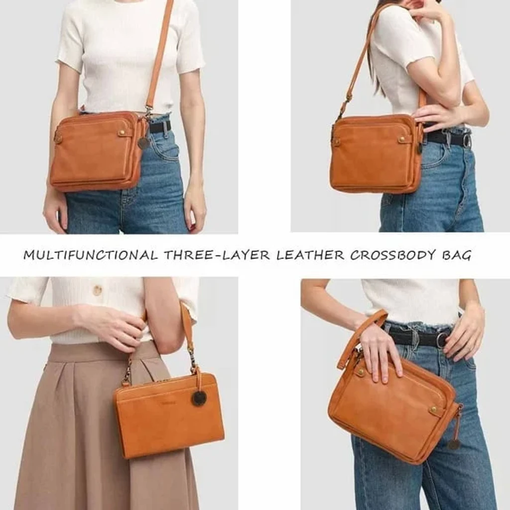 ExplicituTMCrossbody Leather Shoulder Bags and Clutches