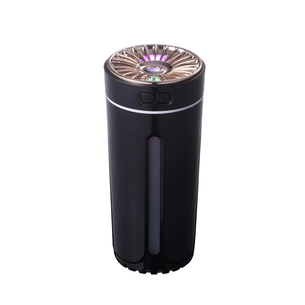 Car Air Humidifier with Aromatherapy and Colorful Night Light - Compact Design