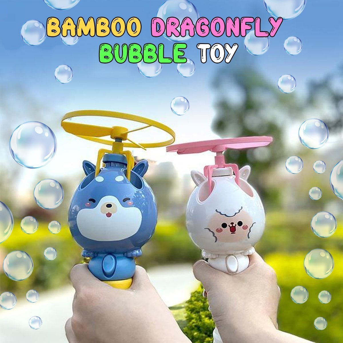 (🌲Early Christmas Sale- SAVE 49% OFF)Bamboo Dragonfly Bubble Toy-⏰BUY 2 GET 10% OFF & FREE SHIPPING
