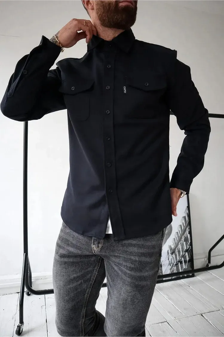 BUTTON DOWN SHIRT JACKET (BUY 2 FREE SHIPPING)