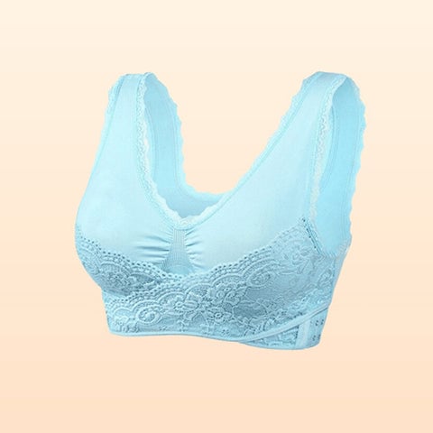 Comfy Corset Bra Front Cross Side Buckle Lace Bras