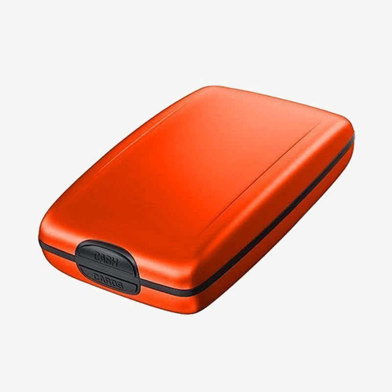 RFID Blocking Aluminum Alloy Wallet Case Card Holder Money Organizer