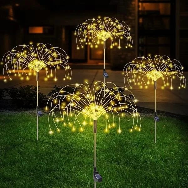 Buy Now 49% OFF--Waterproof  Solar Garden Fireworks Lamp