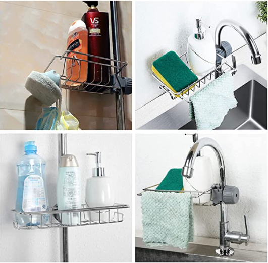 (Last Day Flash Sale-50% OFF) Kitchen Stainless Steel Faucet Rack--BUY 3 GET 2 FREE & FREE SHIPPING