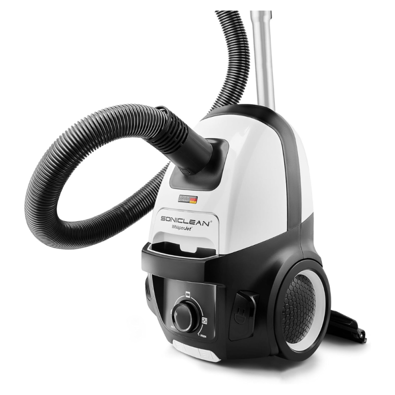 Soniclean WhisperJet Canister Vacuum Cleaner Ultra-Quiet Operation
