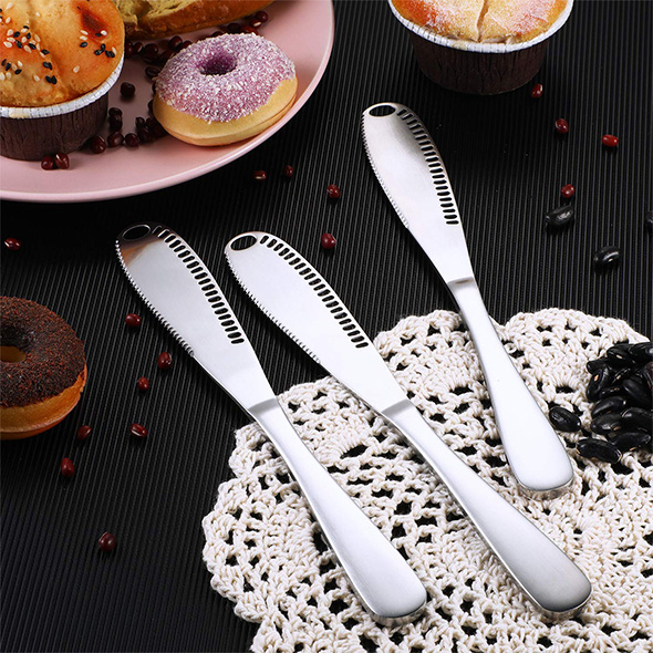 🎁Christmas Promotion🎄【50% OFF & BUY 2 GET 1 FREE】- 3 In 1 Food Grade 304 Stainless Steel Butter Knife