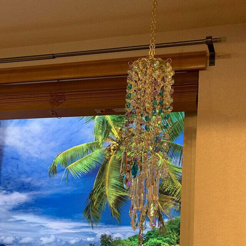 (🔥Last Day Promotion-SAVE 50% OFF) --✨ Crystal wind chimes(Guarantee for damage)-BUY 2 GET 10% OFF & FREE SHIPPING