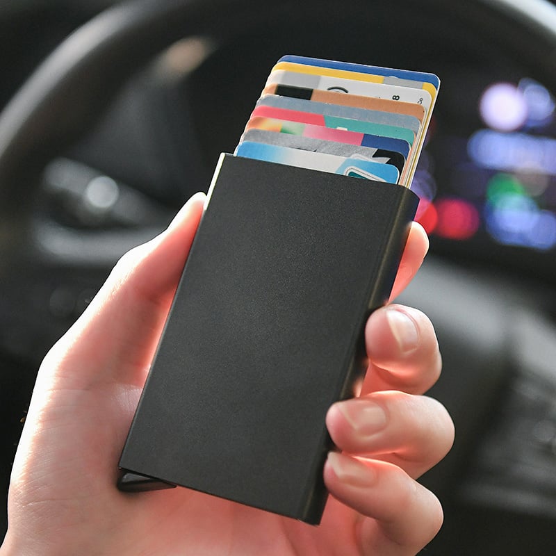 Pop-out RFID Card  Slim Wallet