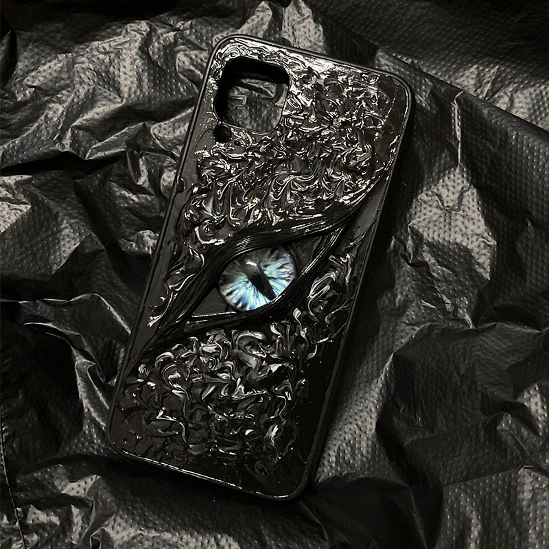 Apple phone case horror demon pupil