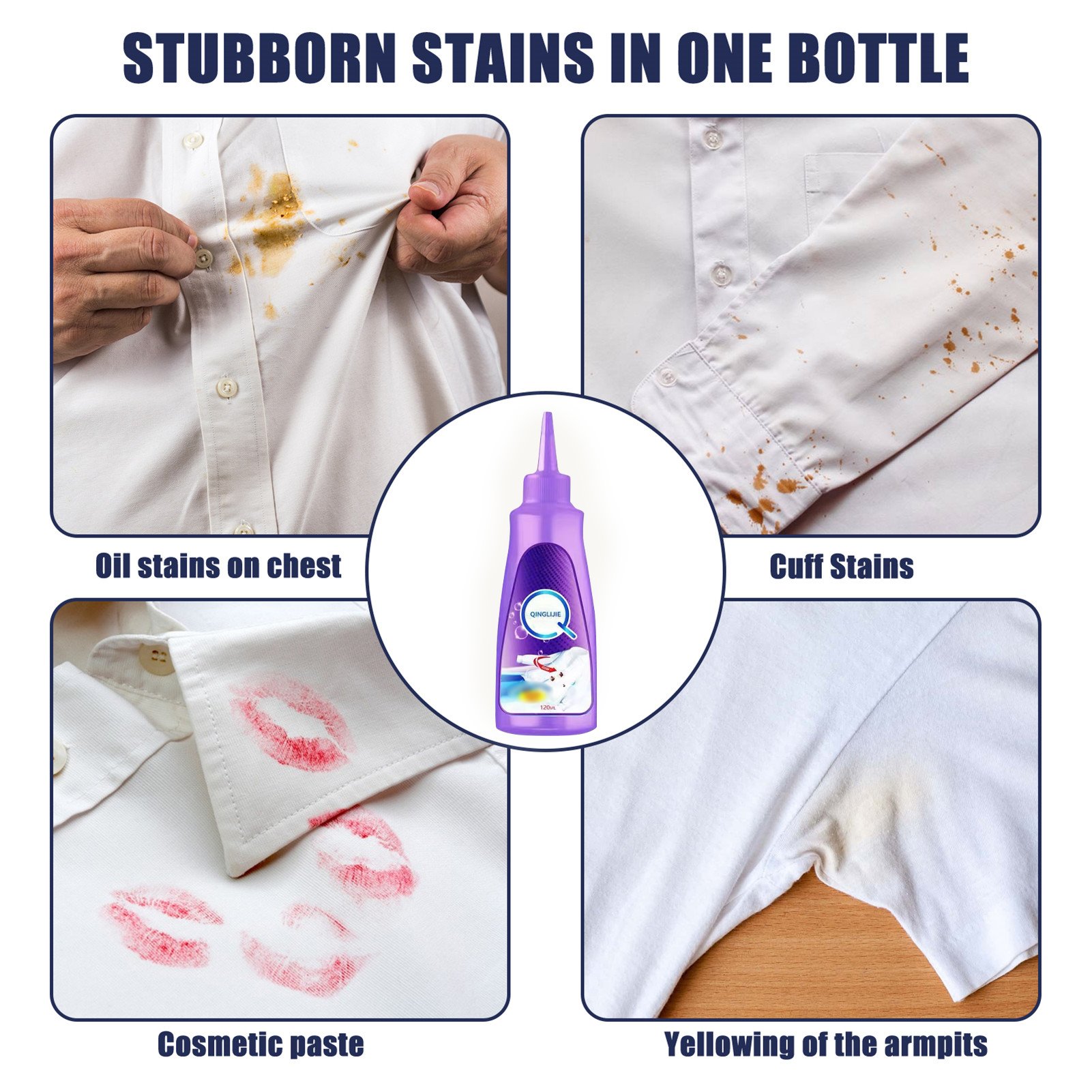 (🌲Early Christmas Sale- SAVE 49% OFF)Magic Stain Remover Rolling-⏰BUY 2 GET 1 FREE