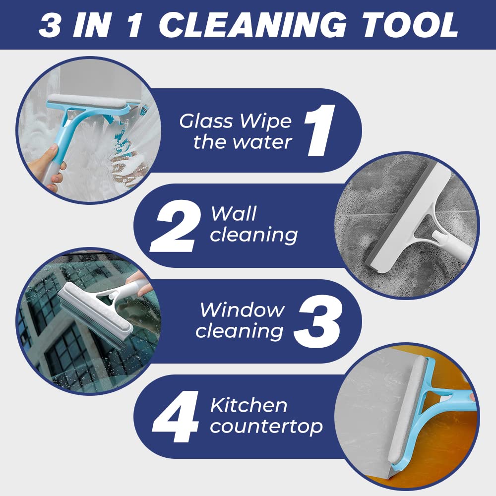 (🔥Last Day Promotion-SAVE 50% OFF)--3 in 1 Window Cleaning Tool for Car Indoor Outdoor High Windows-BUY 3 GET 2 FREE & FREE SHIPPING