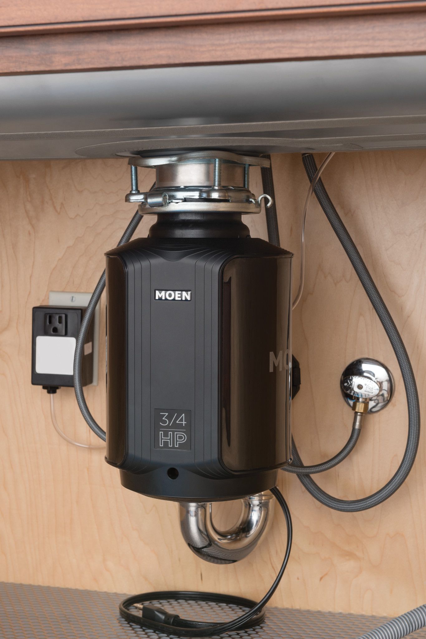 Moen Host Series 3/4 HP Continuous Feed Garbage Disposal with Sound Reduction for Kitchen Sink