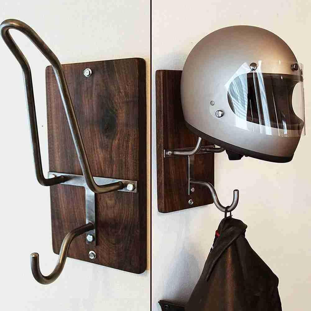 Motorcycle Helmet Rack & Jacket Hook - WARMLIFE