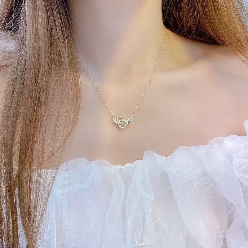 (🌹NEW IN) Angel Wings Wings Necklace❗50% OFF❗