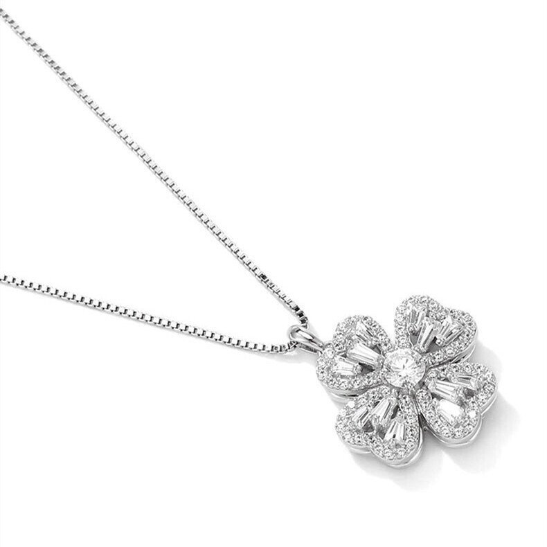 Four-leaf clover rotating Jewelry set of three pieces