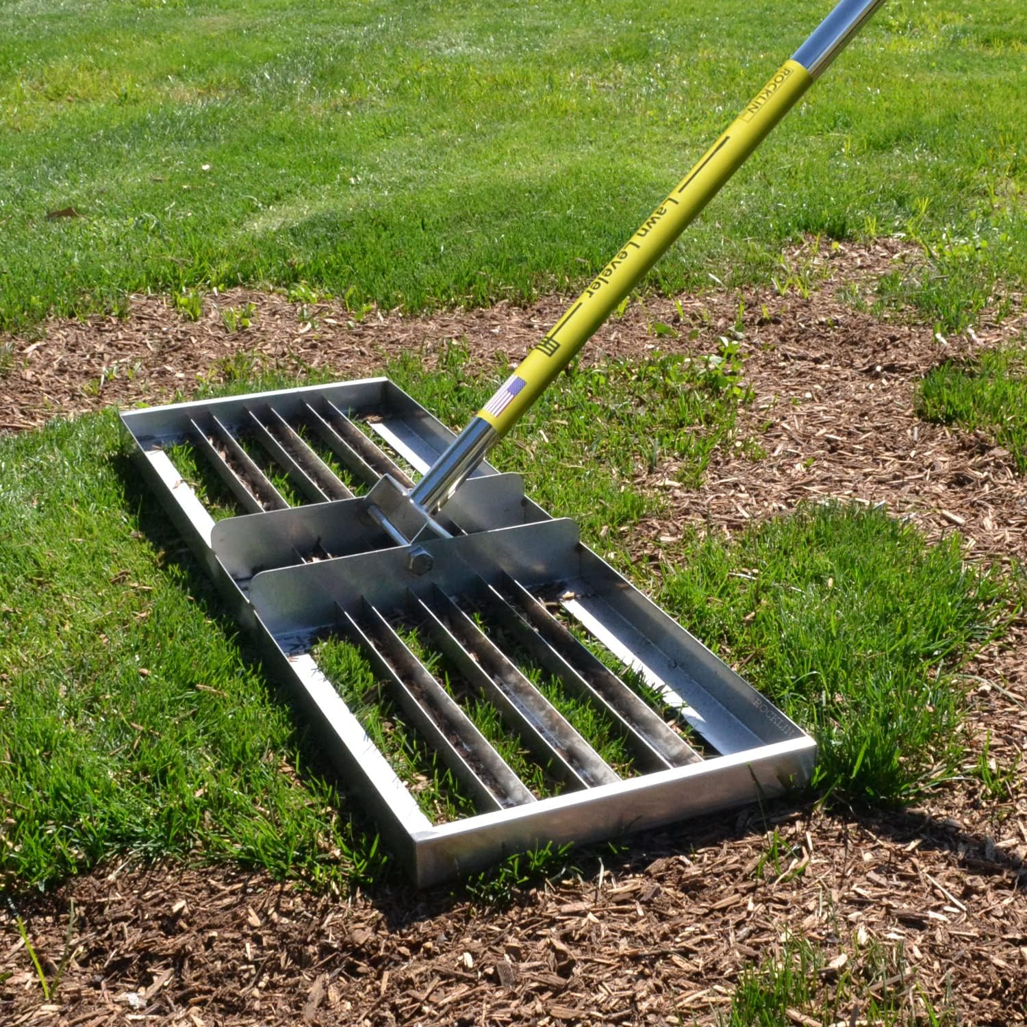 Rocklin Lawn Leveling Rake 30” x 10” Ground Plate