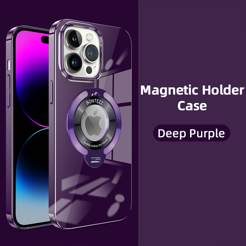 Simple Design Magnetic Stand Case Cover for iPhone
