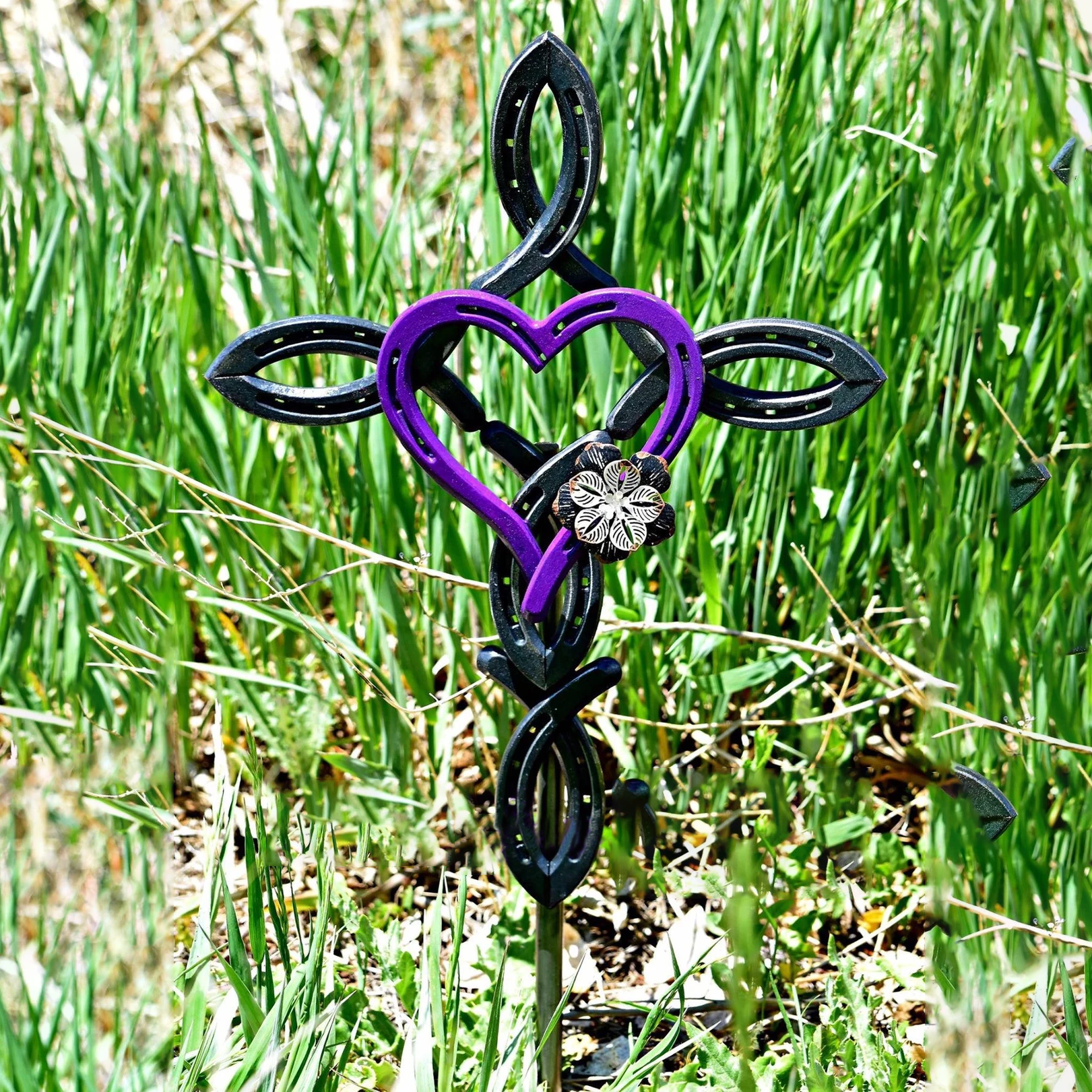 🔥Last Day 50% OFF🍀Natural Horseshoe Cross With Heart ✈Buy 2 Free Shipping