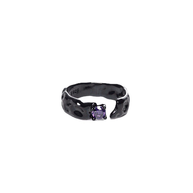 Purple Light Luxury Ring