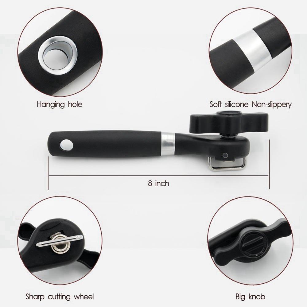 AORON™ Stainless Steel Safe Cut Can Opener