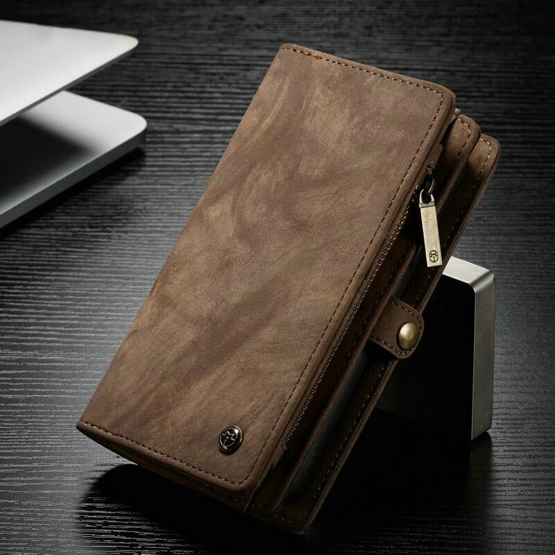 Retro Leather Wallet Phone Bag for iPhone & Samsung &Huawei with Multi-Slot