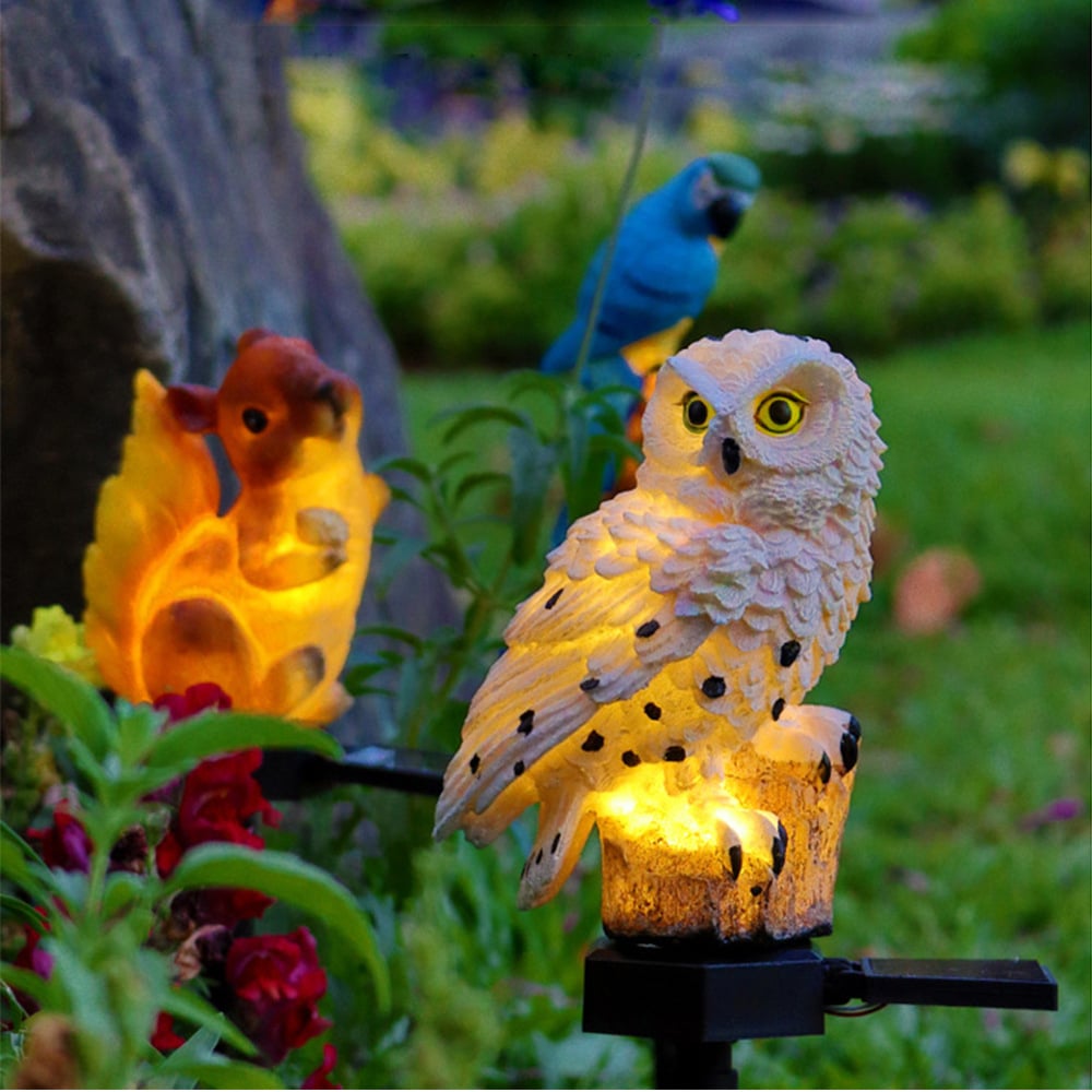 🔥Last Day Promotion - 50% OFF🔥2PCS/SET WATERPROOF SOLAR POWERED OWL LIGHT -BUY 2 SETS GET 10% OFF & FREE SHIPPING