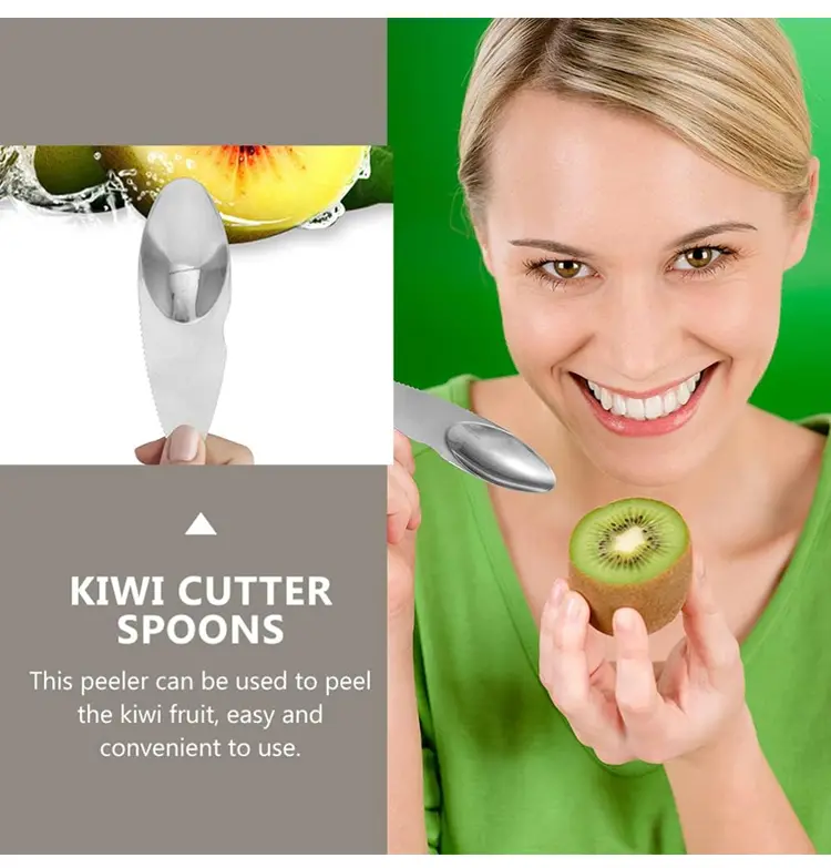 🔥Last Day Promotion - 50% OFF🔥 Stainless Steel Kiwi Fruit Knife-🔥BUY 3 GET 2 FREE & FREE SHIPPING