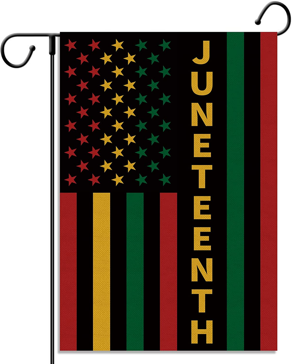 Juneteenth Garden Flag Independence Day Star Spangled Banner