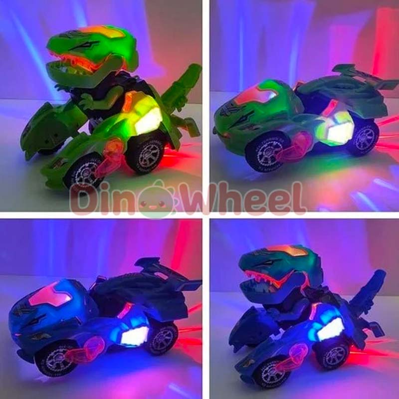 DinoWheel - LED Dinosaur Transformation Car Toy