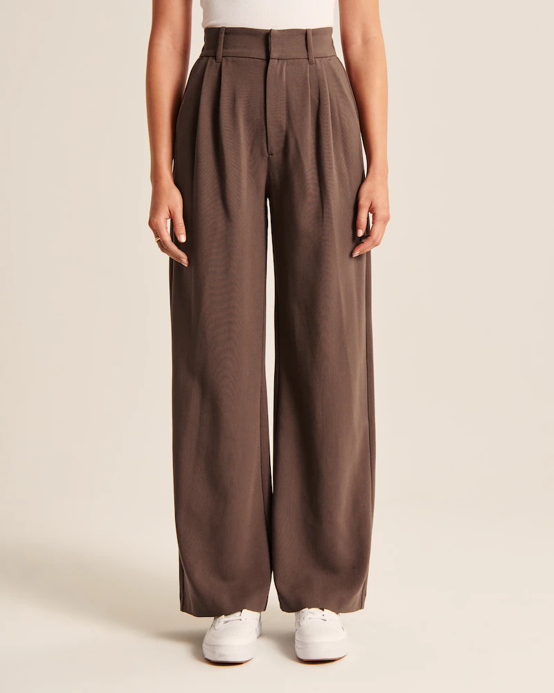 Icy Lightweight Tailored Wide Leg Pants (Buy 2 Free Shipping)
