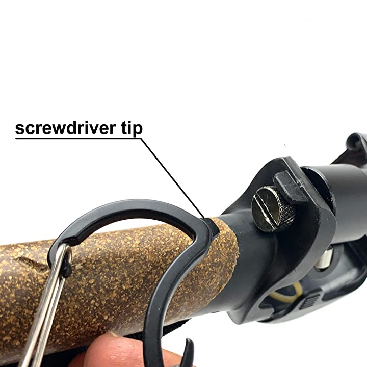 Survival Multitool Carabiner - Fire Starter, Utility Blade, Bottle Opener, Keychain Emergency Tool with Screwdriver Tip