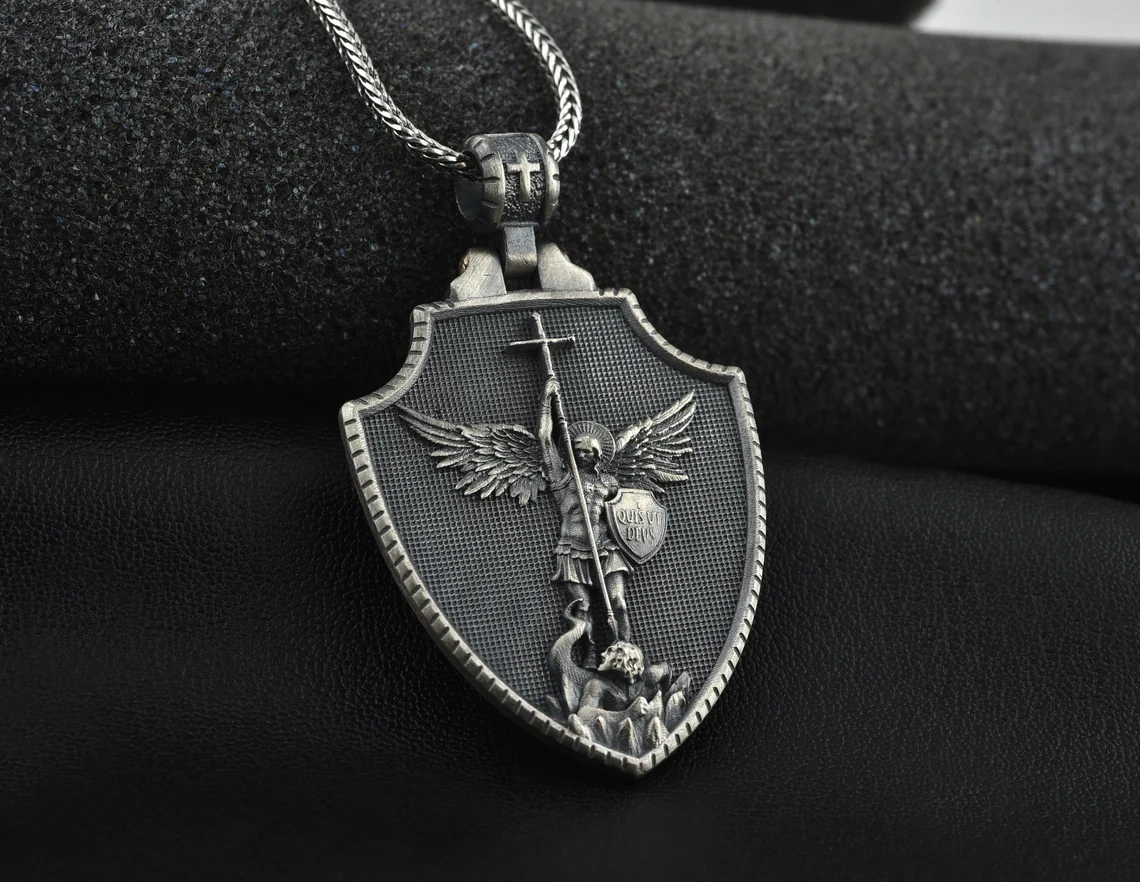 Michael's Archangel Shield Necklace