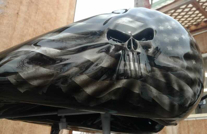 Harley Motorcycle Harley Harley Davidson 3D Punisher Tank