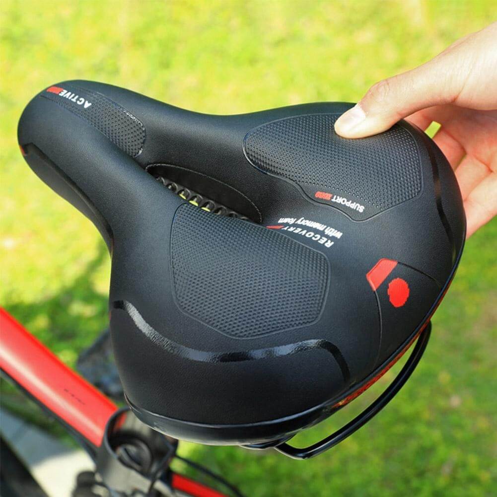 Extra Wide Comfort Bicycle Saddle
