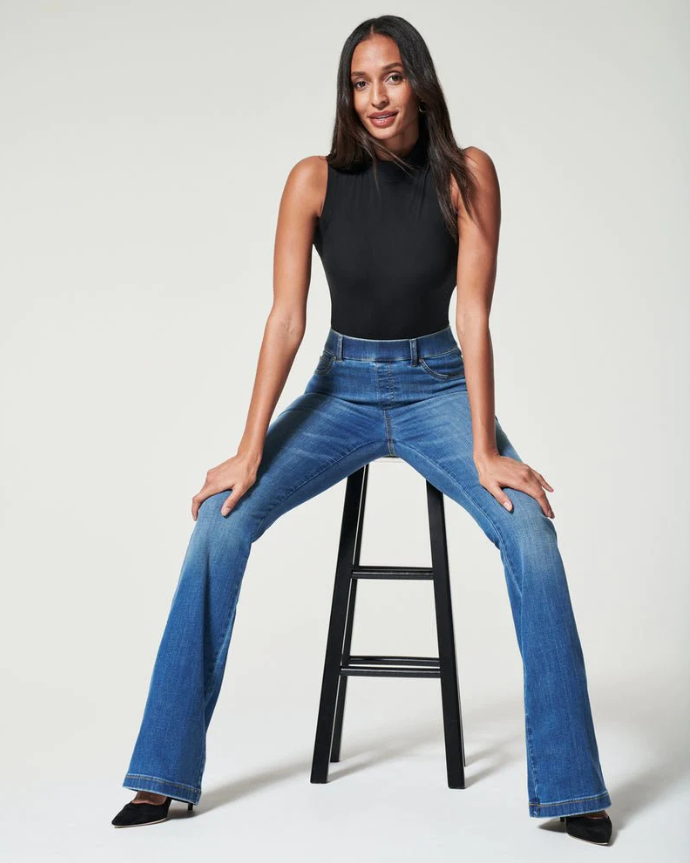 Fitted Vintage Flared Jeans (Free Shipping)