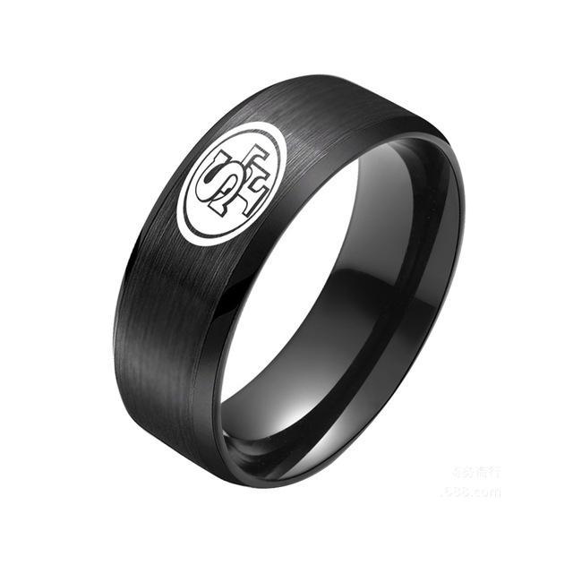 LIMITED EDITION LSAN FRANCISCO 49ERS TITANIUM STEEL RING
